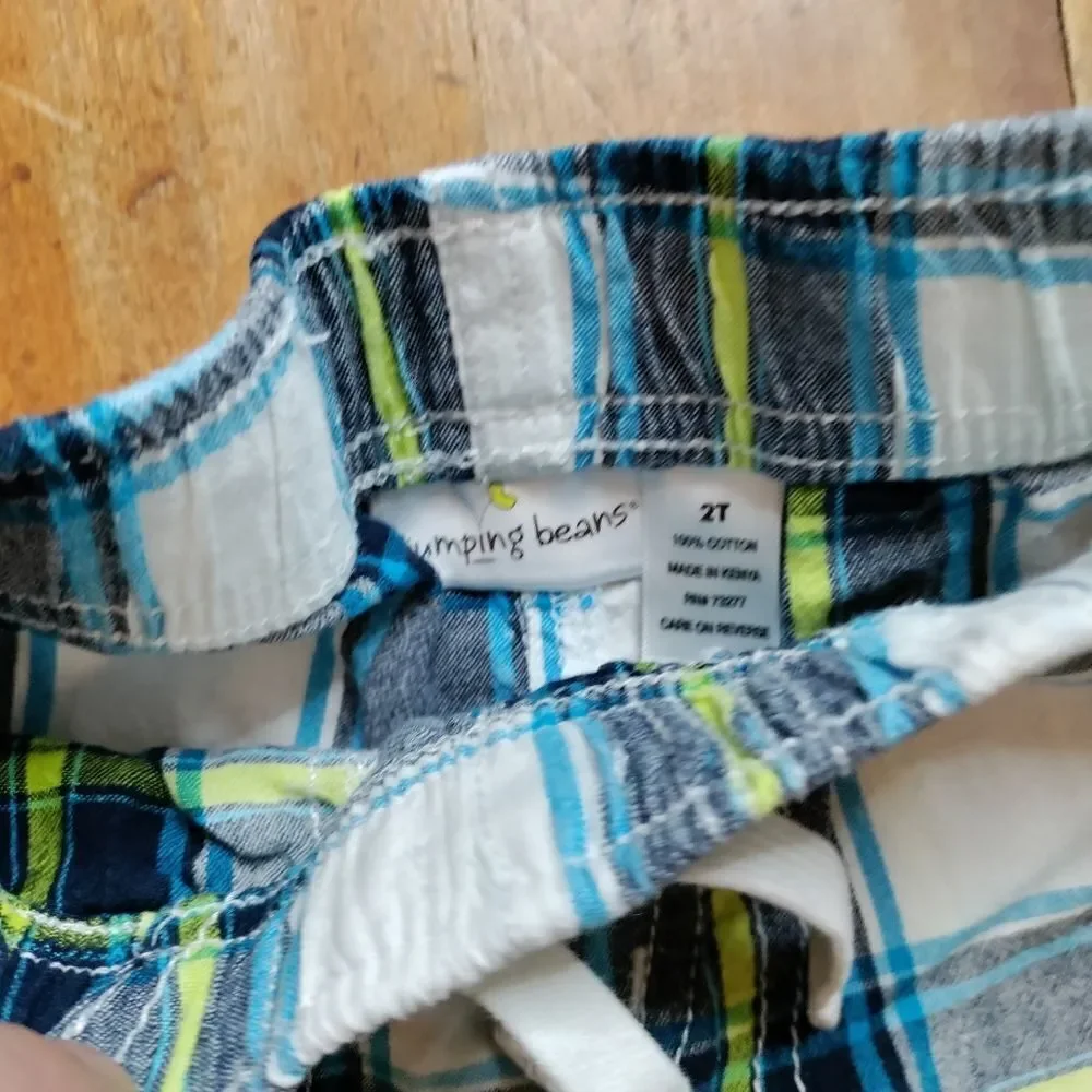 Jumping Beans 2T shorts bundle summer bundle camo plaid cotton ll bean cotton